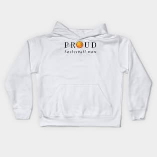 Proud Basketball Mom Kids Hoodie